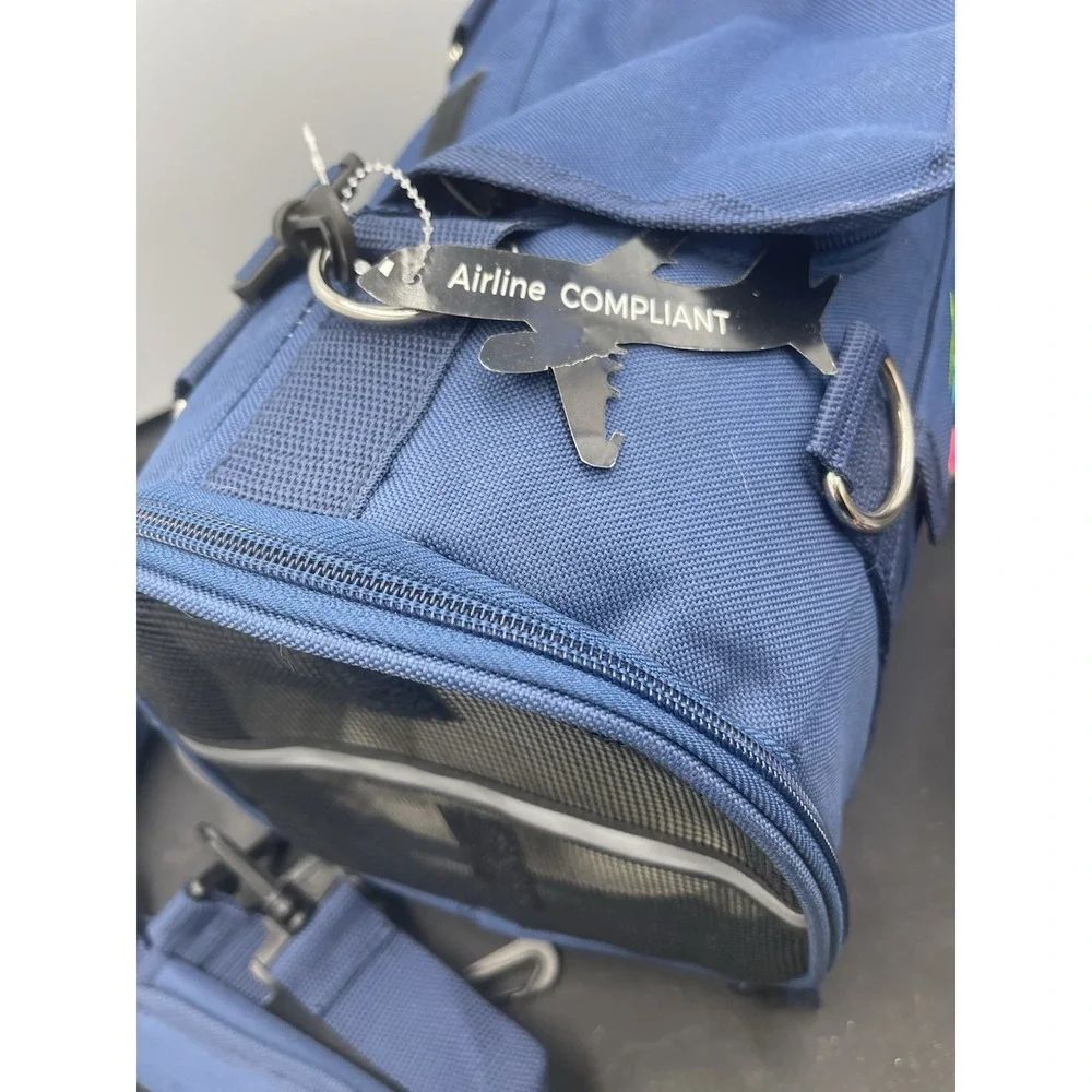 Natuvalle Deluxe Blue Pet Carrier Bag (with shoulder straps) New (v65)